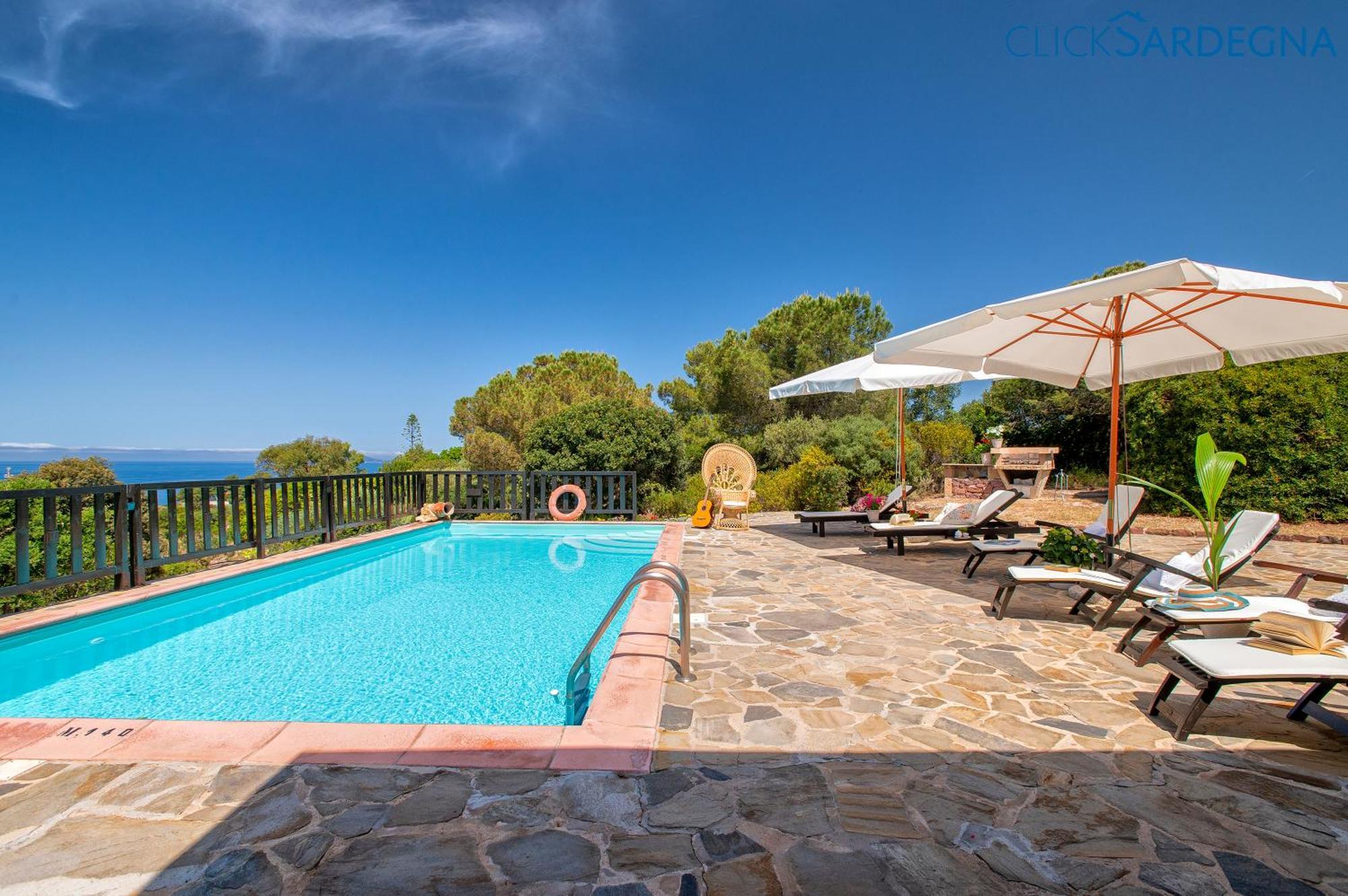 Alghero Villa Barranch With Sea View Swimming Pool For 6 People エクステリア 写真